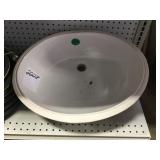 21" Oval Drop In Sink