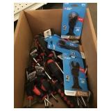 Box of Imperial Blades and Mixed Screwdrivers