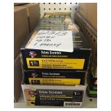 6 x 2 1/4" Trim Screws by the Case