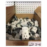 White Light Switch/Outlet Combo Receptacles