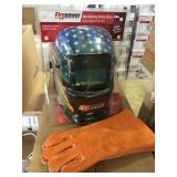 Firepower Welding Helmet & Gloves