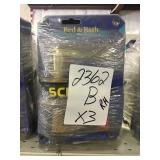 Schlage RH Bed & Bath Handle x3