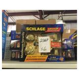 Schlage RH Deadbolt and Handle Set x 6