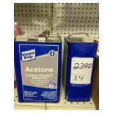 Acetone by the gallon x4
