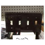Four Toggle Switch Plates by the box x3