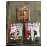 Mixed Keyed Entry & Deadbolt Set by the piece x3
