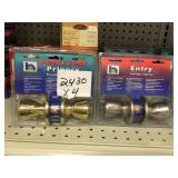 Mixed Entry/Privacy Handle by the piece x4