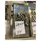4" x 10" Floor register cover x 4
