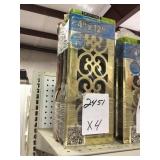 4" x 10" Floor register cover x 4