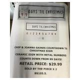 Countdown to Christmas sign x 2