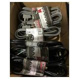 Box of Mixed Power Supply Cords for One Money