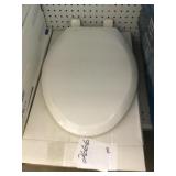 white Elongated toilet seat