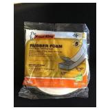 Rubber Foam Self Stick Weather Seal x2 boxes