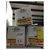 Rubber Foam Self Stick Weather Seal by the case x3