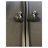 30-84" Decorative Curtain Rod by the piece x4