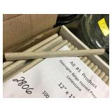 12" x 1" Homed Pencil Limestone x100 pieces