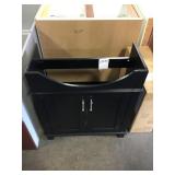 28in Black vanity base