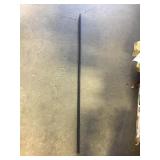 Straight iron style black balusters x28