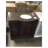 36in vanity with top damage