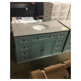 49in vanity with top