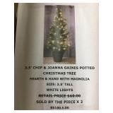 3.5ft Chip&Joanna Gaines Potted Christmas tree x2