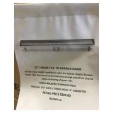 32in Linear tile- in shower drain