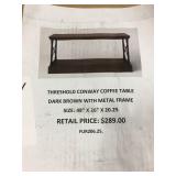 Threshold conway coffee table