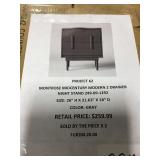 Modern 2 drawer Night stand x 2