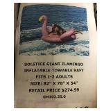 Solstice Giant Flamingo Towable Raft