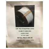 3/8" Polystrapping coils x 4