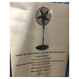 Lasko 18" Oscillating Pedestal fan x 2