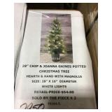 28" Potted Christmas Tree x 2