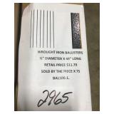 Wrought Iron Ballisters x 75