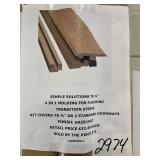 4 in 1 Molding for Flooring by the Piece x 9