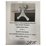 Barn Door Kit - Stainless Steel