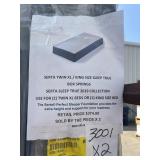 Serta Twin XL/King Size Box Springs x 2