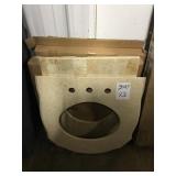 Mixed Bathroom vanity tops by the piece x3