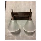 Two light sconce ORB finish  by the pc. x 2