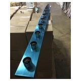 10 bulb light fixture x2 damage