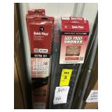 Goof proof shower installation system kits x6