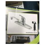 Kitchen faucet with side sprayer x2