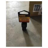 Dewalt 1/2in x 3/4in increasing impact adapter x2