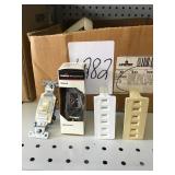 Misc light switches and outlets sold one money.