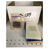 7in speed brushes & Dremel sanding tubes one money