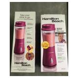 Hamilton Beach single serve blender x2