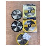 Mixed saw blades by the pc. X5