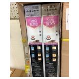 1in. Vinyl mini blinds sold by the pc x 12