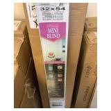 1in. Vinyl mini blinds sold by the pc. X12