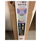 1in. Vinyl mini blinds sold by the pc. X 6