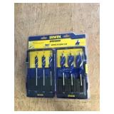 IRWIN SPEEDBOR 6pc. Wood, tri-flute bit set